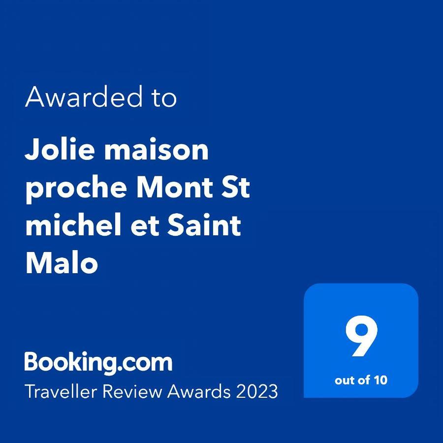 Jolie Maison Proche Mont St Michel Et Saint Malo Le Vivier-sur-Mer Exterior photo